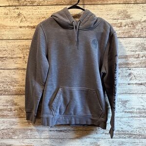 Women’s Relaxed Fit Medium Carhartt Hoodie- Blue/Grey